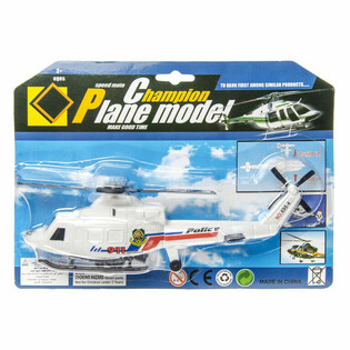 POLIZEI HELIKOPTER MIT ZUGSEIL (6er-Pack)