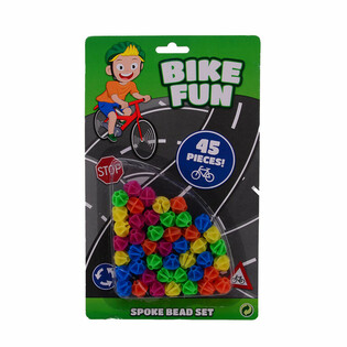 BIKE FUN - 45x Speichenperlen f&uuml;r Kinderfahrr&auml;der auf Karte