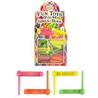 Kleine Rasseln im Display - Neon Mix (108 Stk.)