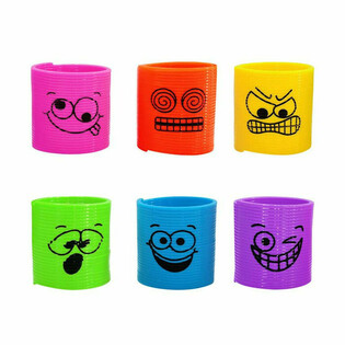 MINI FUNNY FACES REGENBOGENSPIRALEN &Oslash;3.5 CM (6 Stk.)