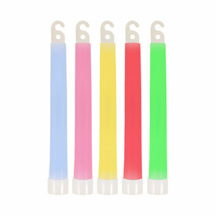 GLOW STICK KNICKLICHT - 15CM MIT BAND - MISCHFARBEN (25er Pack)
