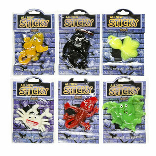 STICKY ANIMALS - GROSSE KLEBENDE GRUSELFIGUR IM DISPLAY (60 Stk.)