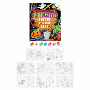 Halloween Malen nach Zahlen Malb&uuml;cher (48 St.)