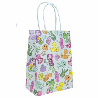 Meerjungfrau Papier Geschenkt&uuml;ten - 12er-Pack