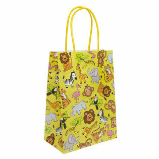 Jungle Tier Papier Geschenkt&uuml;ten (12 St.)