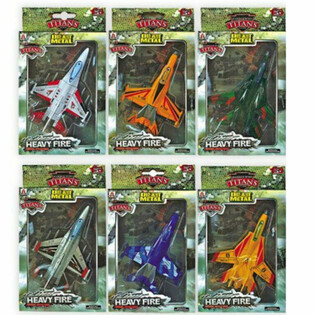 METALL DIE-CAST F16 KAMPFJET (6er-Set)