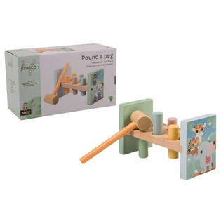 JOUECO - HOLZHAMMERBANK MIT WILDTIERN - Geeignet f&uuml;r Kinder ab: 12 Monaten (1.)