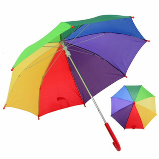 Regenbogen-Regenschirm B2B &Oslash;68 cm (12er Pack)