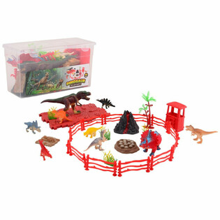 DINOSAURIER-SPIELSET IN AUFBEWAHRUNGSBOX (1 St&uuml;ck)