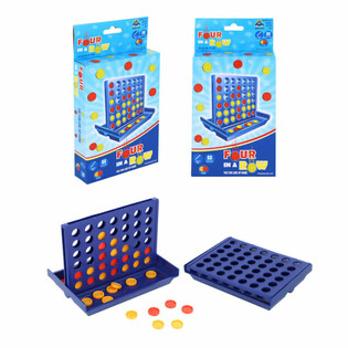 4 in 1 REIHENSPIEL - Ma&szlig;e 13x9,5 CM in Geschenkbox (6 Stk.)