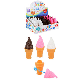 GRO&szlig;E EISCREME SEIFENBLASEN 50ML IM DISPLAY (24 Stk.)