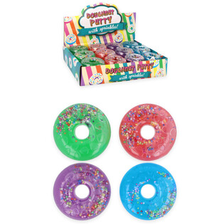 Putty Donuts im Verkaufsdisplay - Bunte Mischung (24 Stk.)