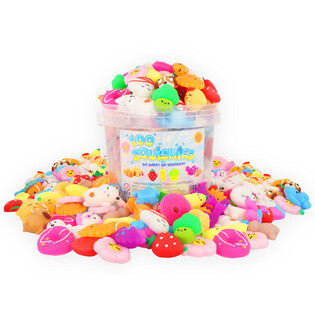Mix Squishy-Figuren im Eimer (100 St&uuml;ck)
