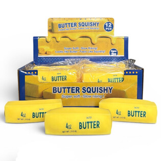 RAGE - SQUISHY BUTTER - SCHAUMF&Uuml;LLUNG - SLOW RISING - 11x4x4 cm - IM DISPLAY (12 Stk.)