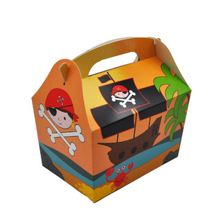 KINDERY-MEN&Uuml;BOX PIRAT - Ma&szlig;e 18.5x12x19 CM - FOODBOX - KIDSBOX (24 St.)