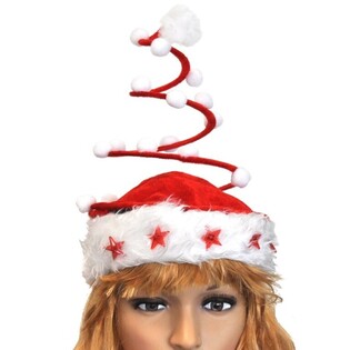 BULK DEAL - LUXUS-SPIRAL-WEIHNACHTSM&Uuml;TZE MIT LEUCHTENDEM STERN (120 Stk.)