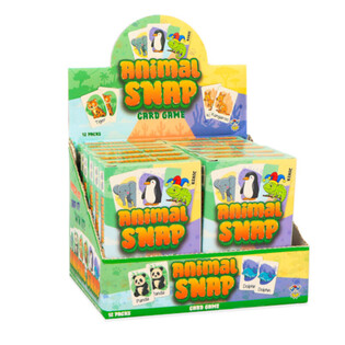 ANIMAL SNAP KARTENSPIEL - TIERKARTENSPIEL MIT 36 KARTEN - IM DISPLAY (12 STK.)