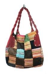 B-Fair Patchwork-Tasche Groß Rot (1 Stk.)