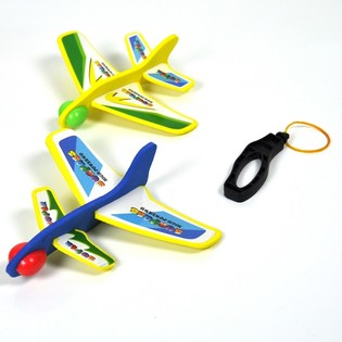 2er-Set Schleuder-Flugzeuge aus Schaumstoff (12er-Pack)