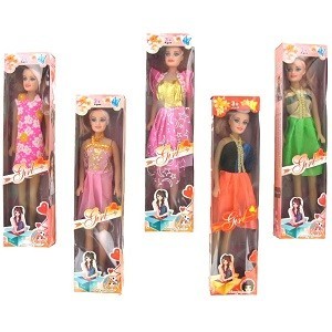 BEAUTY GIRL PUPPE - MODELL 3 (6 Stk.)