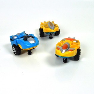 Dr&uuml;ck- und Fahr-Spielzeugauto 9 cm (14 Stk.)